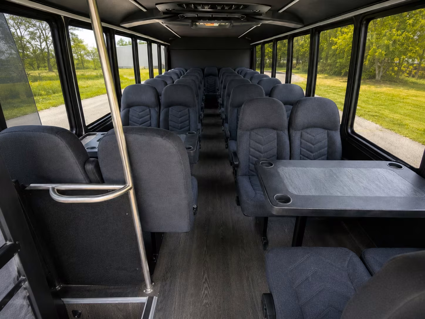 18 passenger minibus inside