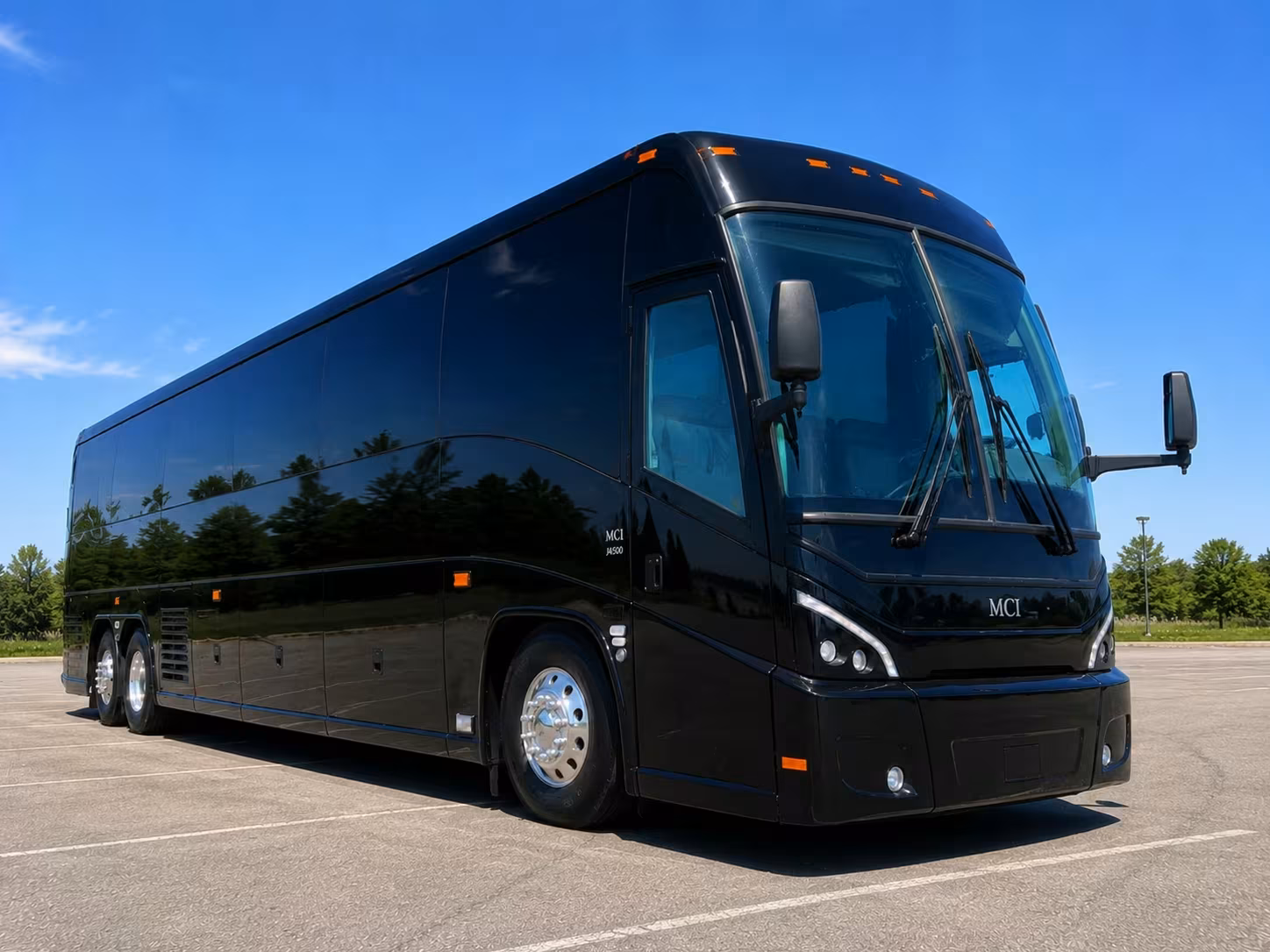 56 passenger charter bus