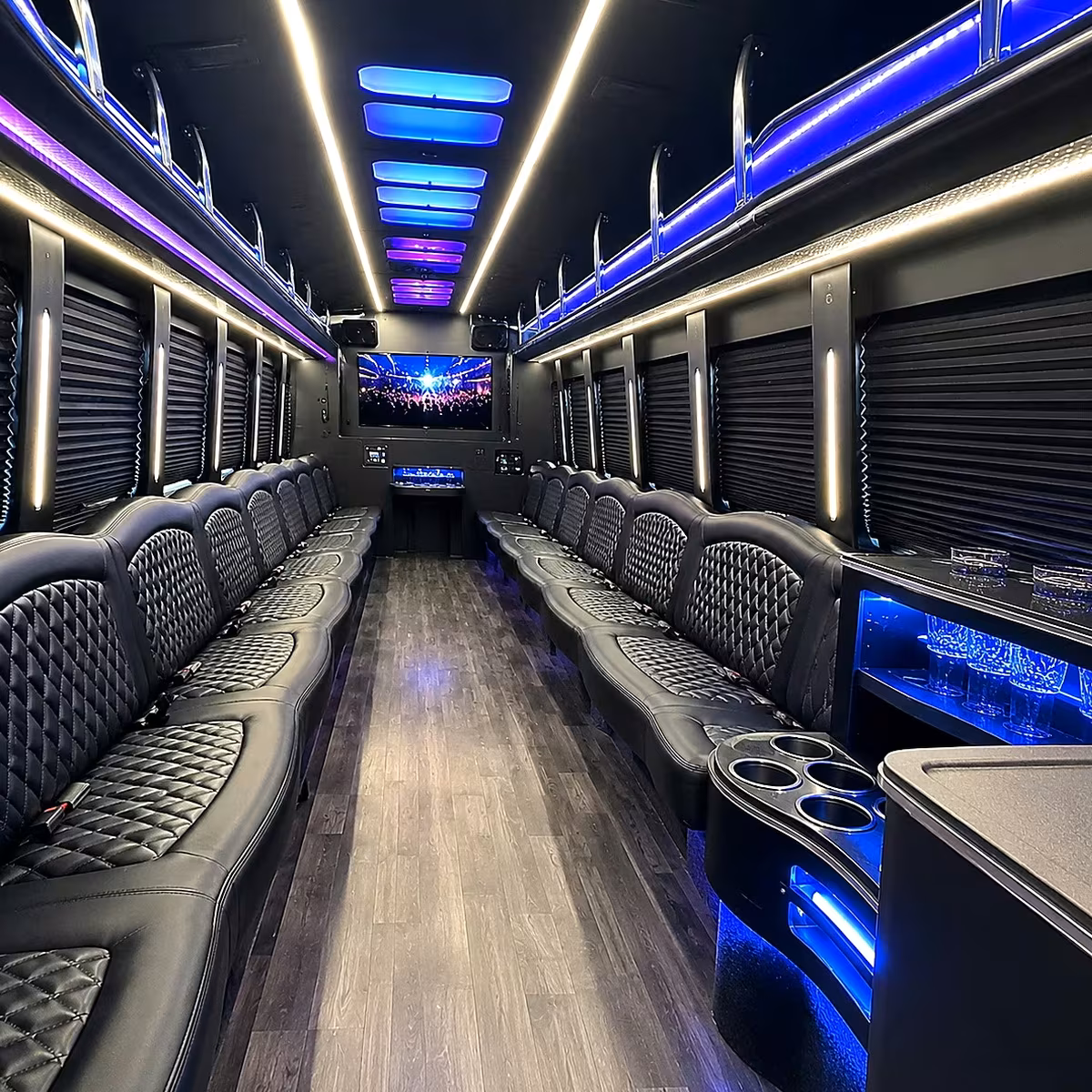 party buses and minibuses built for portsmouth high school prom groups