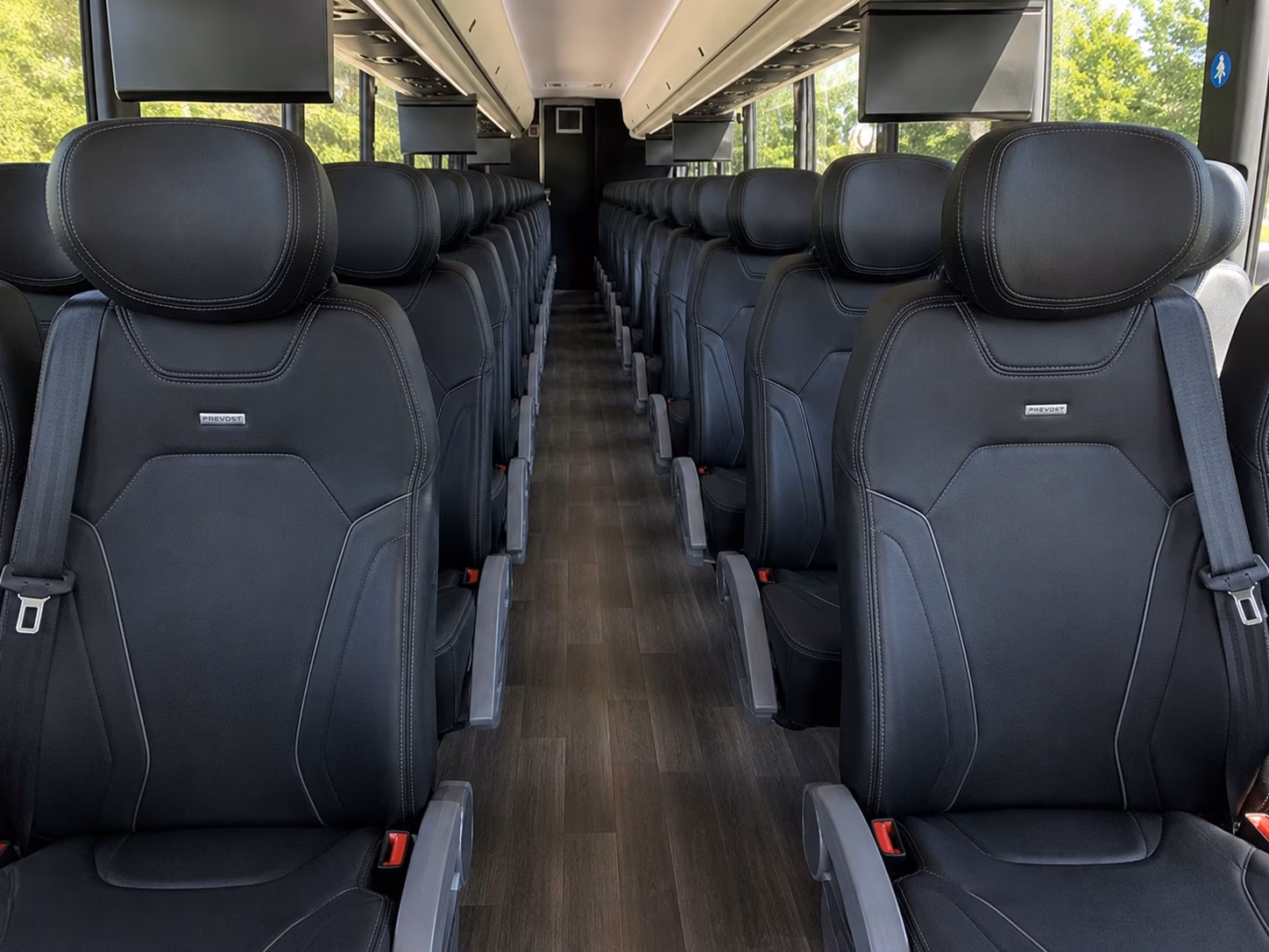portsmouth charter bus interior